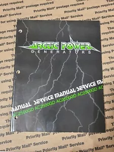ARCTIC CAT Generator AC2500GD Service Manual 2255-800 - Foto 1 di 2