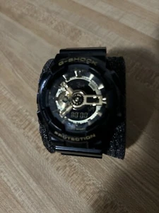 Casio Quartz Watch / Digital Analyzer/rubber/blk/ga-110 Go - Picture 1 of 5