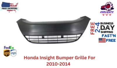 Fits Honda Insight Bumper Grille For 2010-2014 Front Primed HO1036108 - Изображение 1 из 4