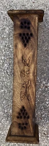 Blackened Wooden Tower Incense Burner Holder from Elegant Expressions by Hoseley - Picture 1 of 8