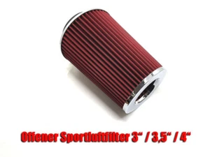 Sportluftfilter offen Pilz Luftfilter universal 76mm 3" / 89mm 3,5" / 102mm 4" - Bild 1 von 5