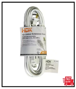 12 ft. 16/2 Cube Tap Extension Cord White - Picture 1 of 3