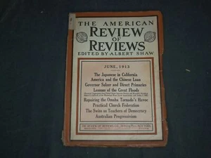 1913 JUNE THE AMERICAN REVIEW OF REVIEWS MAGAZINE - COCA-COLA BACK COVER -B 6566 - Bild 1 von 8