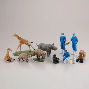 Kaiyodo ARTPLA Zoo Tier Sets 1 - 5 Modellbausätze Japan Elefant Hyäne - Bild 1 von 6