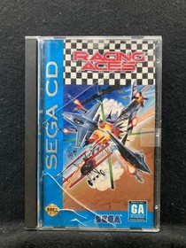 Racing Aces (Sega CD, 1993) Game/Case/Manual Complete