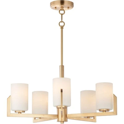 Maxim Lighting 21286SWSBR Dart Chandelier Satin Brass - Image 1 of 4