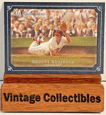 Cuadro ionizado UD Masterpieces 2007/50 Brooks Robinson #13 patio Foto 1 de 2