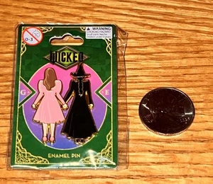 Wicked For Good Pin Glinda & Elphaba Holding Hands Silhouette Emaille Pin Neu - Bild 1 von 2