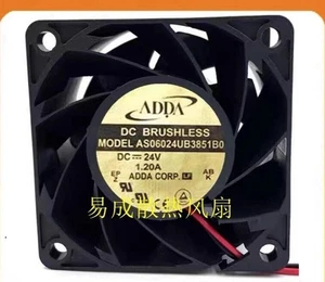 ADDA AS06024UB3851B0 DC24V 1.20A 6038 6CM 2-Wire Inverter Fan - Picture 1 of 2