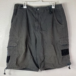 O'Neill Athletic Product Cargo Shorts, Gray Surfer Biking Hiking Fun Size 36 - Picture 1 of 18