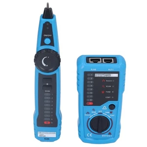 Network Cable Tester RJ45 FWT11 Anti Interference Handheld Ethernet Cable Te NEW - Afbeelding 1 van 12