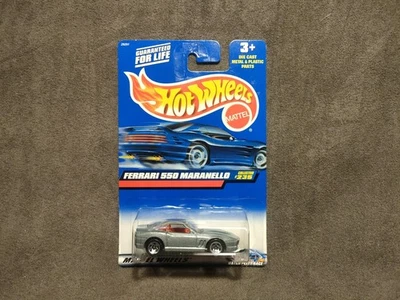 MATTEL HOT WHEELS #235 FERRARI 550 MARANELLO GRAY 2000 — 第 1/4 张图片