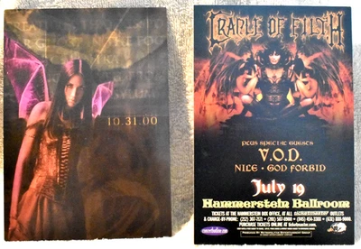 CRADLE OF FILTH - 3 PROMO POSTCARD - OUT OF PRINT - Image 1 of 4