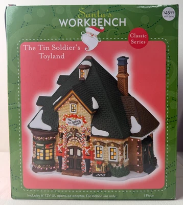 Santa's Workbench - Tin Soldier's Toyland - Fiber Optic House - Christmas 2002 - Image 1 of 4
