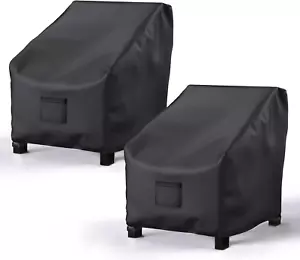 Patio Chair Covers for Outdoor Furniture Waterproof 2 Pack, Lawn Chair Covers - Picture 1 of 12