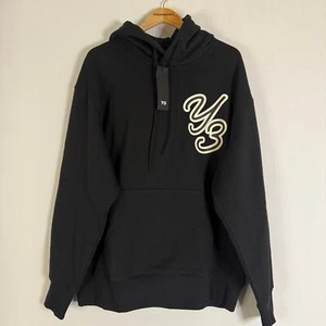 NWT Y-3 Black Logo Hoodie Size Large - Picture 1 of 8