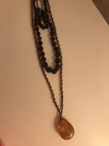 VINTAGE Neckless Set With Pearl - Picture 1 of 5