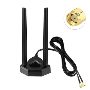 Dualband-WLAN-Antenne 2,4 GHz 5 GHz RP-SMA für PC-Desktop-Computer PCI PCIe WiFi - Bild 1 von 17