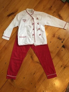 Tartin et Chocolat Made in Paris Size 6 years Red and White Top and Pants - Picture 1 of 4