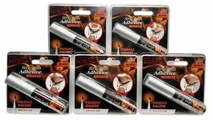 5 Pack KISS Strip Lash Adhesive Latex Free Brush On Poisons Galore Black - Picture 1 of 3