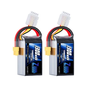 Zeee 14.8V 1300mAh 4S Lipo Battery 120C XT60 for RC Car Drone UAV Buggy Boat 2X - Picture 1 of 6