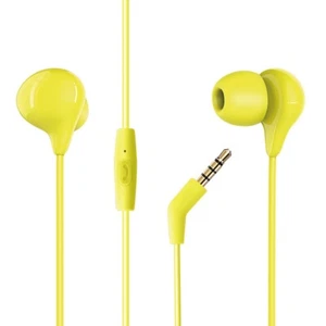 In-Ear Earphones Earbuds Headphones Headset Mic Microphone iPhone Samsung Yellow - Picture 1 of 2