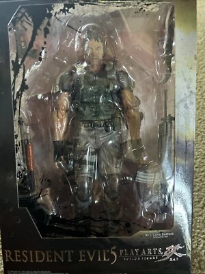 Play Arts Resident Evil 5 Chris Redfield Action Figure Brand New US Seller RARE - Image 1 of 2