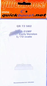 Quickboost 1/72 resin MiG-21MF gun early version for Eduard kit - QB72580 - Picture 1 of 2
