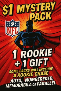 Mystery Football Pack $1 💥 Rookie + Gift! Auto, Patch, Numbered Chase! - Picture 1 of 1