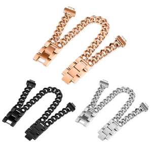 For Fitbit Inspire 2 1 HR Stainless Steel Wrist Band Watch Strap Link Bracelet - Picture 1 of 30