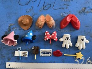 Vintage Disney Parks Mickey Minnie Mouse Mr Potato Head Accessories Lot