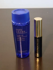 Estee Lauder Gentle Eye Makeup Remover & Sumptuous Extreme Black Mascara (NEW) - Picture 1 of 7