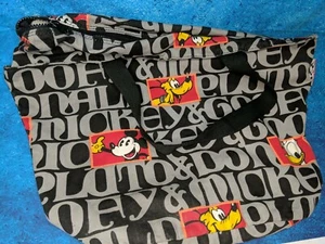 Disney Mickey Bag by Mickey &co jc hook with Pluto and goofy on bag - Picture 1 of 4