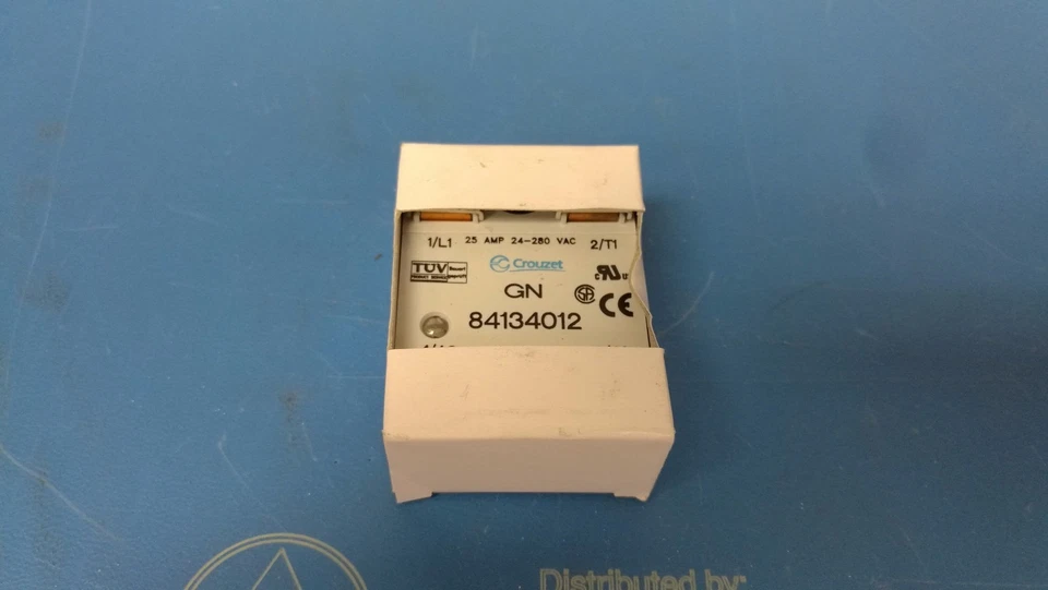 CROUZET GN-84134012 RELÉ DE ESTADO SÓLIDO 25 AMP 24-280 VAC NUEVO Foto 1 de 1