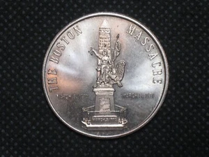 BOSTON MASSACRE 1970 Anniversary Token Coin - Picture 1 of 2