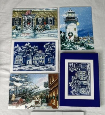 Naval Reserve Association 16 Christmas Cards No. 2 Vintage 2002 Glossy - Image 1 of 4