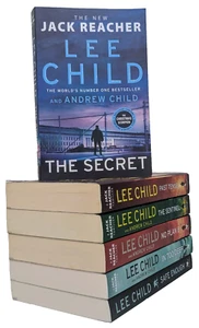 Lee Child x 6 - Jack Reacher Large Paperback Books - Bulk Lot - Crime Thriller - Picture 1 of 11