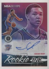 2019-20 Panini NBA Hoops Premium Stock Ink Isaiah Roby #RI-IRO Rookie Auto RC