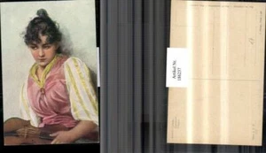 186237,Künstler AK Barthel Gypsy Mignon Mädchen m. Geige - Imagen 1 de 1