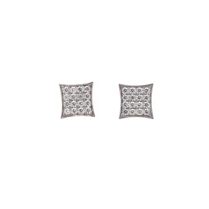 1Ct Lab Grown Diamond Stud Earrings 14K White Gold Gift for Women 3.15 gram - Picture 1 of 8