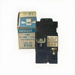 Bulldog P115, 15 Amp, 120 Volt, 1 Pole Pushmatic Circuit Breaker- NEW!!! In Box - Picture 1 of 15