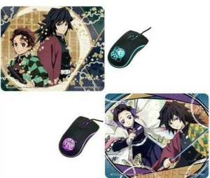 Demon Slayer Kimetsu no Yaiba PC Mouse and Pad Box 2 set Tanjiro Giyu Shinobu - Picture 1 of 1