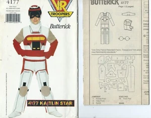 B 4177 sew PATTERN Super Hero VR Troopers KAITLIN STAR COSTUME sizes 4~14 UNCUT - Picture 1 of 1
