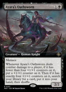 MTG AYARA's OATHSWORN 157 FOIL EXC - CAVALIERA GIURATA DI AYARA - MAT X EN - Picture 1 of 1