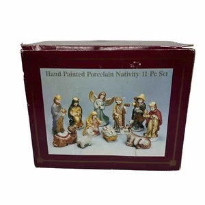 Gift Collection Hand Painted Porcelain Nativity 11-Piece Set Model: XNT-010 - Picture 1 of 10