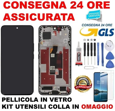 DISPLAY LCD TOUCH FRAME ORIGINALE SERVICE HONOR 90 REA-AN00 REA-NX9 SCHERMO NERO - Image 1 of 2