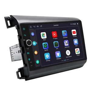 9 Inch Touchscreen Android 13 Car Stereo Plug & Play for Honda Civic 2012 LX Si - Picture 1 of 20