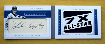 2019 National Treasures Luke Appling Legends  Cuts Booklet GU Jersey Auto 5/5 - Image 1 of 2