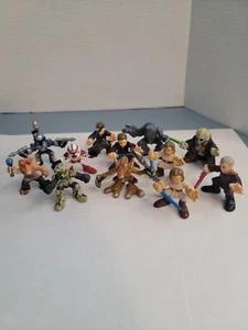 Star Wars Galactic Heroes Action Figure Lot,  12 Total. 1-2008 / 5-2004 / 6-2001 - Picture 1 of 24