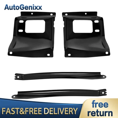 Bumper Bracket Set For 2005-2007 Ford F-250 Super Duty Front Driver Passenger - Image 1 of 4